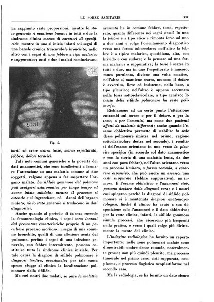 Le forze sanitarie organo ufficiale del Sindacato nazionale fascista dei medici e degli ordini dei medici