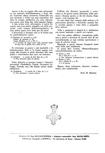 Le forze sanitarie organo ufficiale del Sindacato nazionale fascista dei medici e degli ordini dei medici