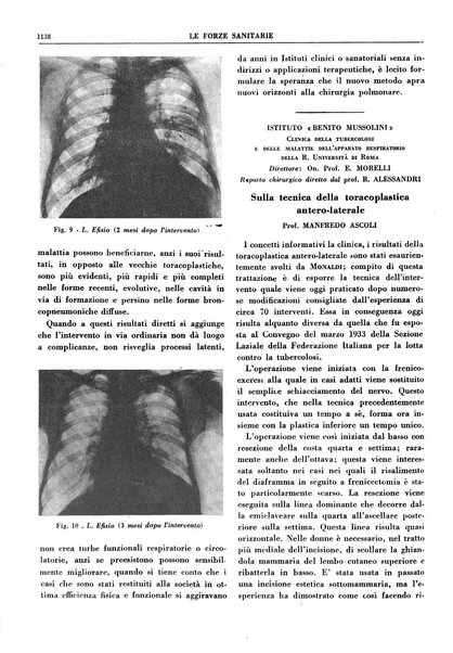 Le forze sanitarie organo ufficiale del Sindacato nazionale fascista dei medici e degli ordini dei medici