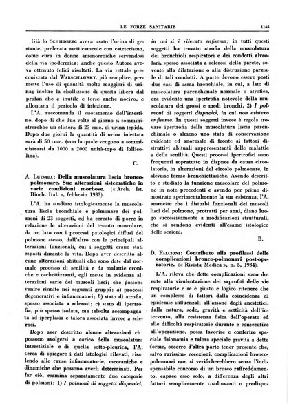 Le forze sanitarie organo ufficiale del Sindacato nazionale fascista dei medici e degli ordini dei medici