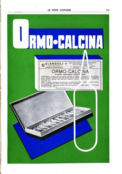 Le forze sanitarie organo ufficiale del Sindacato nazionale fascista dei medici e degli ordini dei medici