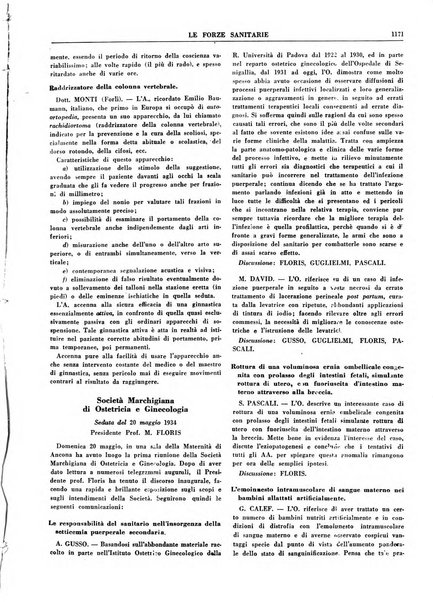 Le forze sanitarie organo ufficiale del Sindacato nazionale fascista dei medici e degli ordini dei medici