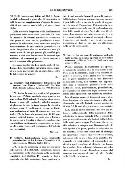 Le forze sanitarie organo ufficiale del Sindacato nazionale fascista dei medici e degli ordini dei medici