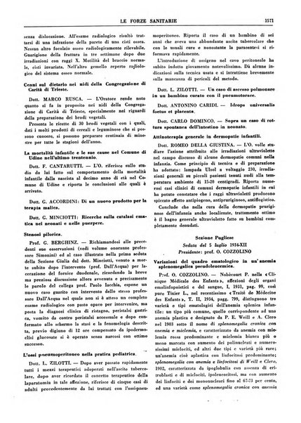 Le forze sanitarie organo ufficiale del Sindacato nazionale fascista dei medici e degli ordini dei medici