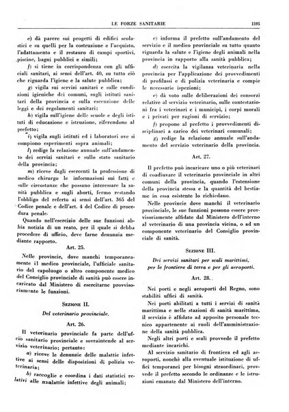 Le forze sanitarie organo ufficiale del Sindacato nazionale fascista dei medici e degli ordini dei medici