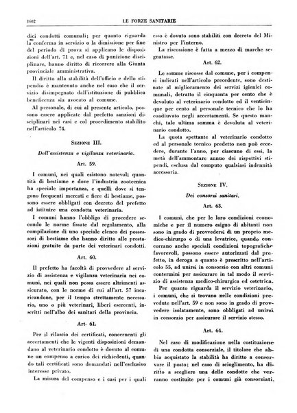 Le forze sanitarie organo ufficiale del Sindacato nazionale fascista dei medici e degli ordini dei medici