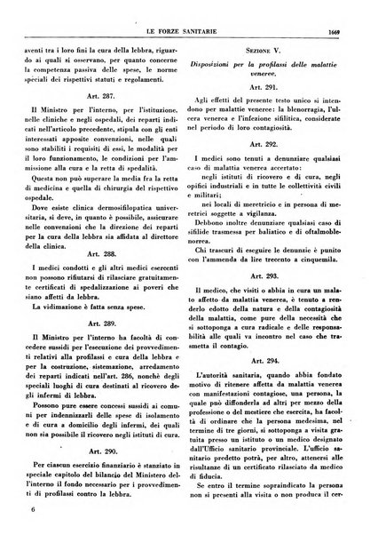 Le forze sanitarie organo ufficiale del Sindacato nazionale fascista dei medici e degli ordini dei medici