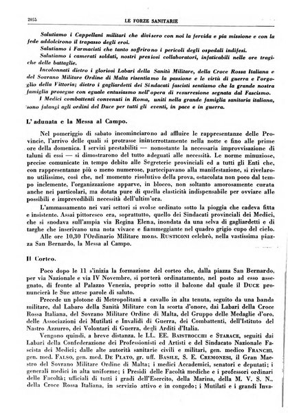 Le forze sanitarie organo ufficiale del Sindacato nazionale fascista dei medici e degli ordini dei medici