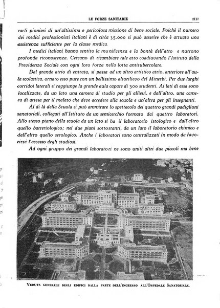 Le forze sanitarie organo ufficiale del Sindacato nazionale fascista dei medici e degli ordini dei medici