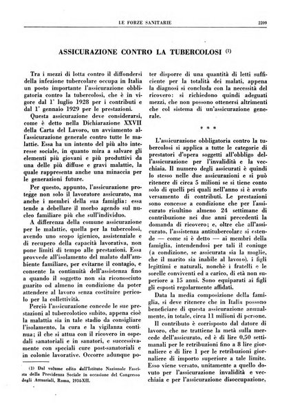 Le forze sanitarie organo ufficiale del Sindacato nazionale fascista dei medici e degli ordini dei medici