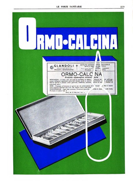 Le forze sanitarie organo ufficiale del Sindacato nazionale fascista dei medici e degli ordini dei medici