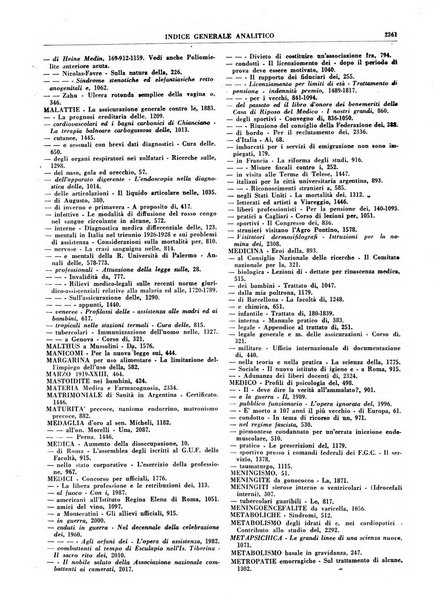 Le forze sanitarie organo ufficiale del Sindacato nazionale fascista dei medici e degli ordini dei medici