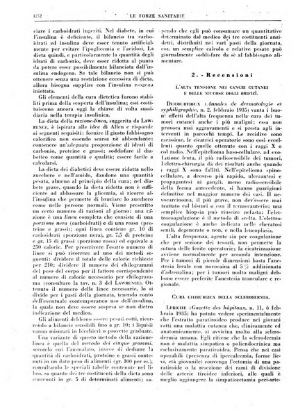 Le forze sanitarie organo ufficiale del Sindacato nazionale fascista dei medici e degli ordini dei medici