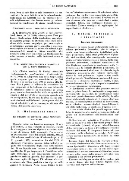 Le forze sanitarie organo ufficiale del Sindacato nazionale fascista dei medici e degli ordini dei medici