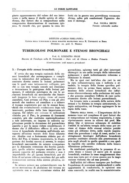 Le forze sanitarie organo ufficiale del Sindacato nazionale fascista dei medici e degli ordini dei medici