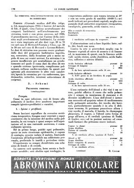 Le forze sanitarie organo ufficiale del Sindacato nazionale fascista dei medici e degli ordini dei medici