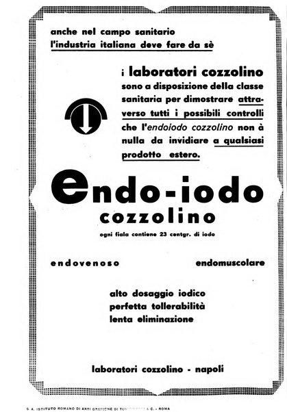 Le forze sanitarie organo ufficiale del Sindacato nazionale fascista dei medici e degli ordini dei medici