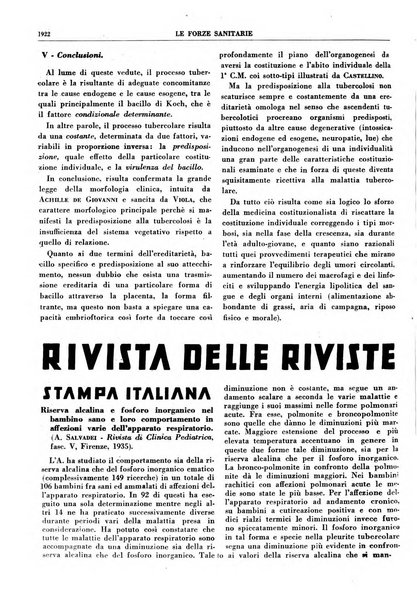 Le forze sanitarie organo ufficiale del Sindacato nazionale fascista dei medici e degli ordini dei medici