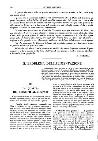 Le forze sanitarie organo ufficiale del Sindacato nazionale fascista dei medici e degli ordini dei medici