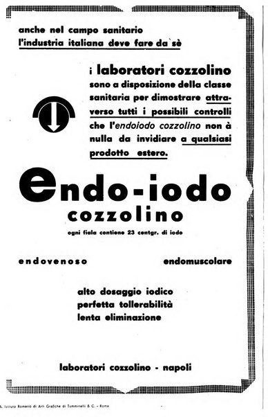 Le forze sanitarie organo ufficiale del Sindacato nazionale fascista dei medici e degli ordini dei medici