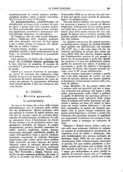 Le forze sanitarie organo ufficiale del Sindacato nazionale fascista dei medici e degli ordini dei medici