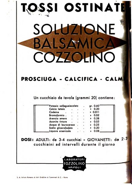 Le forze sanitarie organo ufficiale del Sindacato nazionale fascista dei medici e degli ordini dei medici