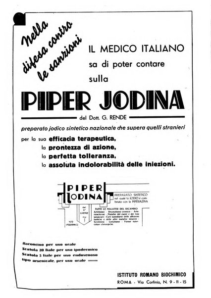 Le forze sanitarie organo ufficiale del Sindacato nazionale fascista dei medici e degli ordini dei medici