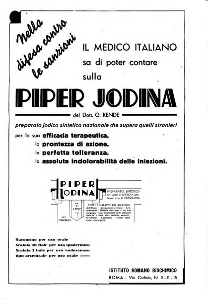 Le forze sanitarie organo ufficiale del Sindacato nazionale fascista dei medici e degli ordini dei medici