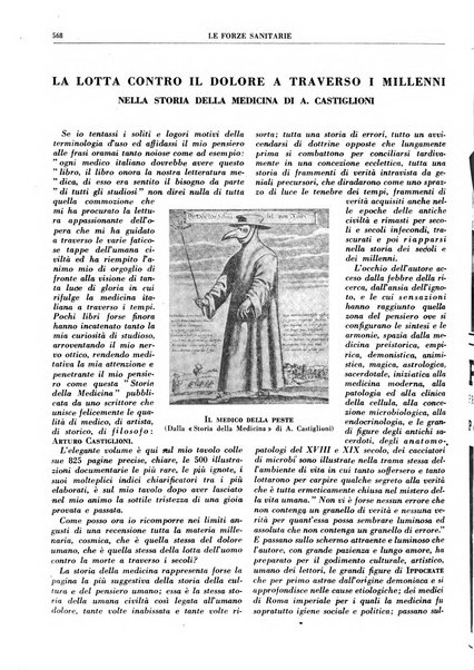 Le forze sanitarie organo ufficiale del Sindacato nazionale fascista dei medici e degli ordini dei medici