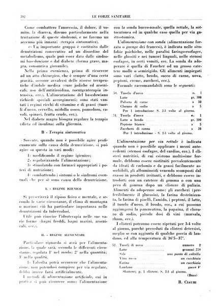 Le forze sanitarie organo ufficiale del Sindacato nazionale fascista dei medici e degli ordini dei medici