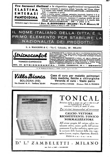 Le forze sanitarie organo ufficiale del Sindacato nazionale fascista dei medici e degli ordini dei medici