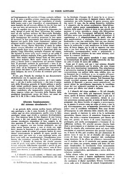 Le forze sanitarie organo ufficiale del Sindacato nazionale fascista dei medici e degli ordini dei medici