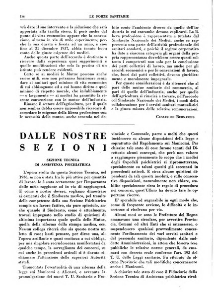 Le forze sanitarie organo ufficiale del Sindacato nazionale fascista dei medici e degli ordini dei medici