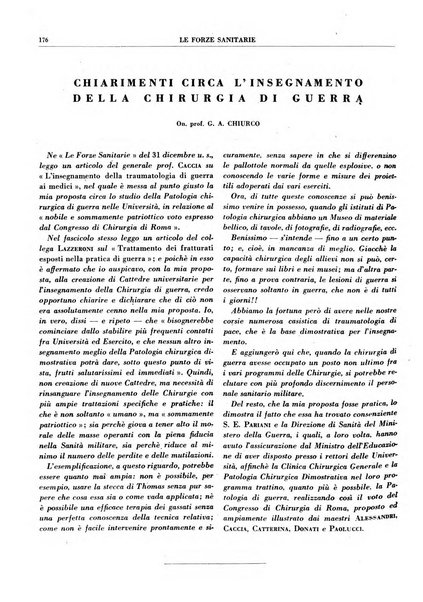 Le forze sanitarie organo ufficiale del Sindacato nazionale fascista dei medici e degli ordini dei medici