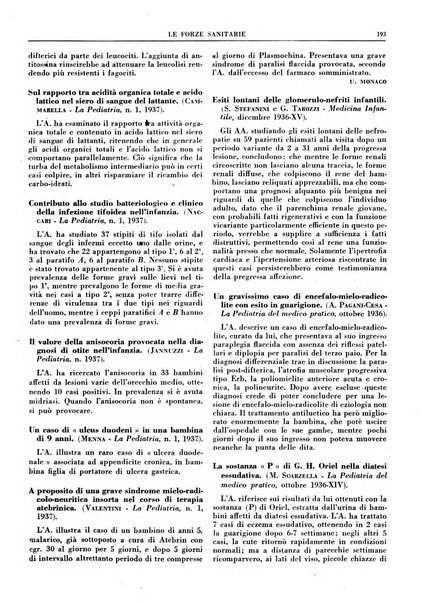 Le forze sanitarie organo ufficiale del Sindacato nazionale fascista dei medici e degli ordini dei medici