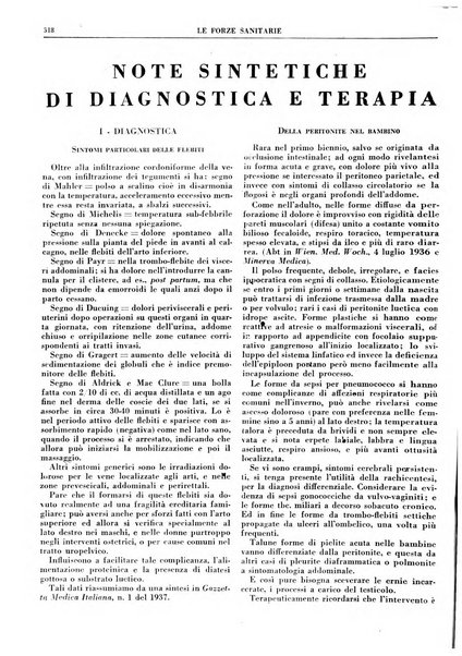 Le forze sanitarie organo ufficiale del Sindacato nazionale fascista dei medici e degli ordini dei medici