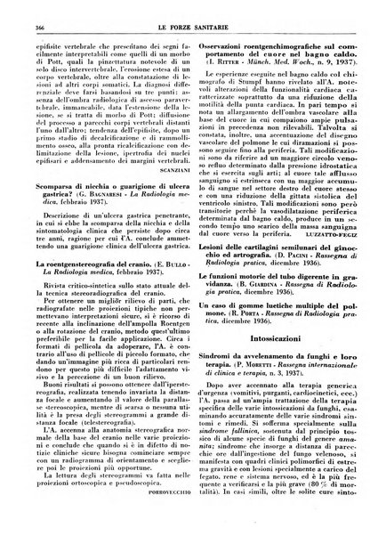 Le forze sanitarie organo ufficiale del Sindacato nazionale fascista dei medici e degli ordini dei medici