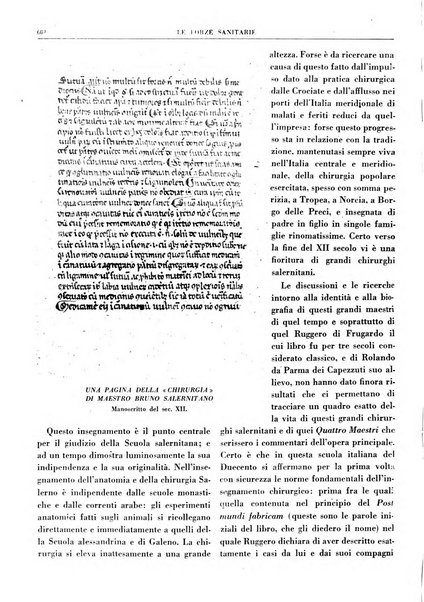 Le forze sanitarie organo ufficiale del Sindacato nazionale fascista dei medici e degli ordini dei medici