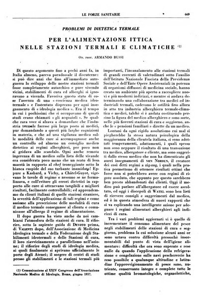 Le forze sanitarie organo ufficiale del Sindacato nazionale fascista dei medici e degli ordini dei medici