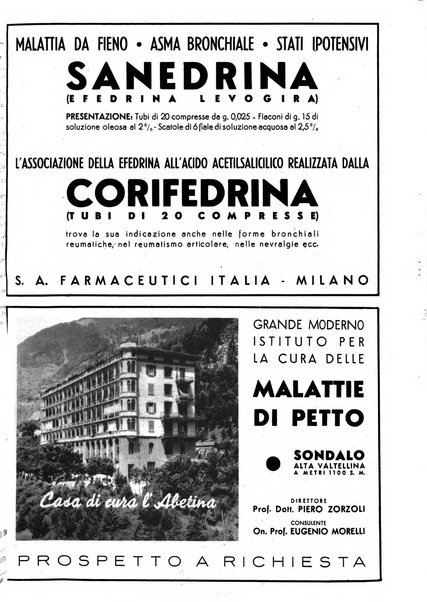 Le forze sanitarie organo ufficiale del Sindacato nazionale fascista dei medici e degli ordini dei medici