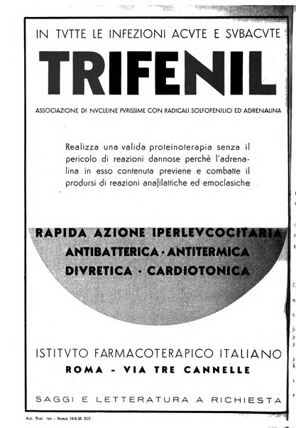 Le forze sanitarie organo ufficiale del Sindacato nazionale fascista dei medici e degli ordini dei medici