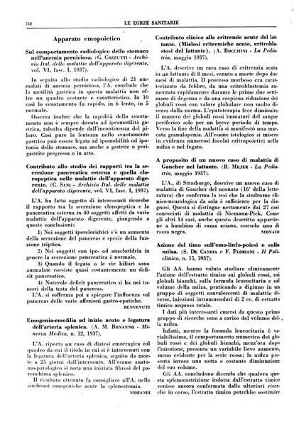 Le forze sanitarie organo ufficiale del Sindacato nazionale fascista dei medici e degli ordini dei medici