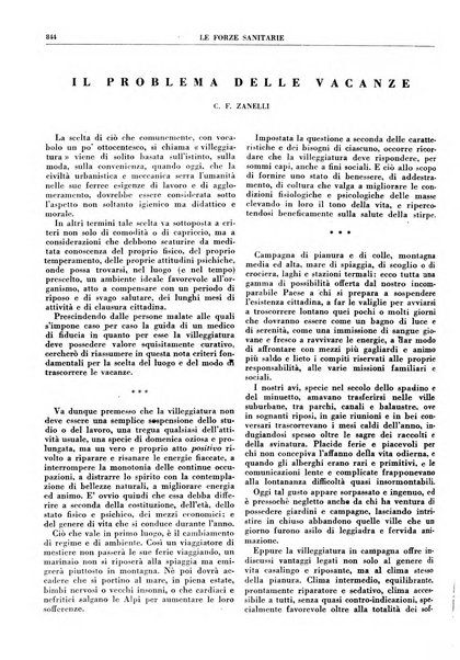 Le forze sanitarie organo ufficiale del Sindacato nazionale fascista dei medici e degli ordini dei medici