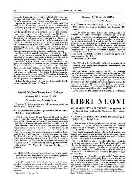 Le forze sanitarie organo ufficiale del Sindacato nazionale fascista dei medici e degli ordini dei medici