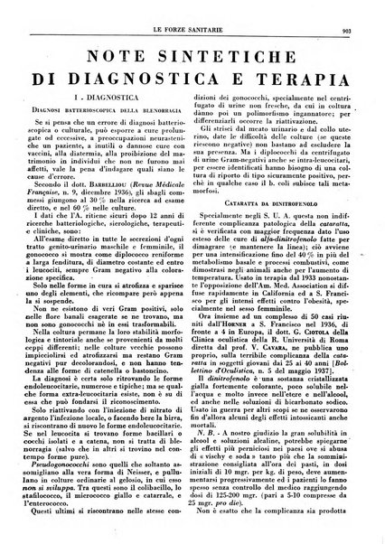 Le forze sanitarie organo ufficiale del Sindacato nazionale fascista dei medici e degli ordini dei medici