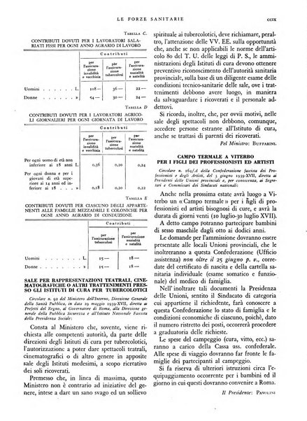 Le forze sanitarie organo ufficiale del Sindacato nazionale fascista dei medici e degli ordini dei medici