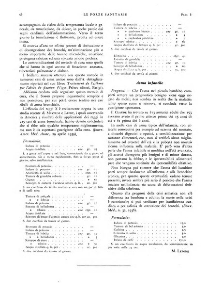 Le forze sanitarie organo ufficiale del Sindacato nazionale fascista dei medici e degli ordini dei medici