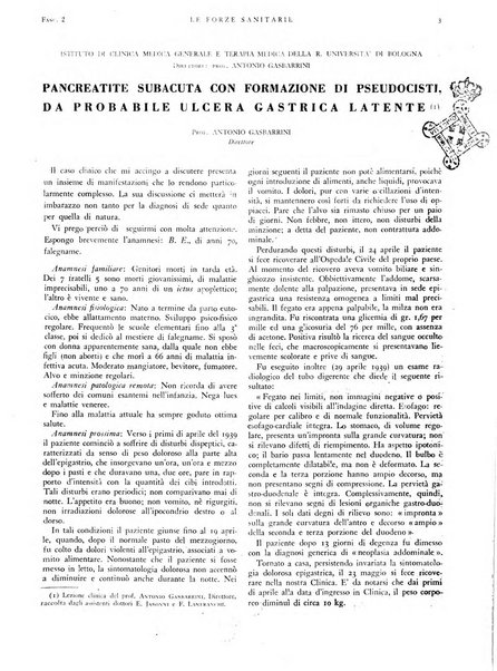 Le forze sanitarie organo ufficiale del Sindacato nazionale fascista dei medici e degli ordini dei medici