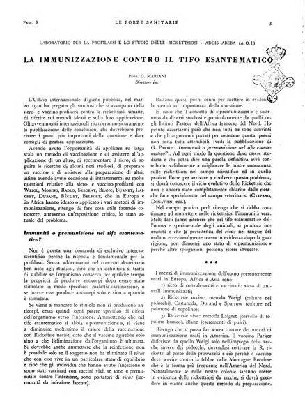 Le forze sanitarie organo ufficiale del Sindacato nazionale fascista dei medici e degli ordini dei medici