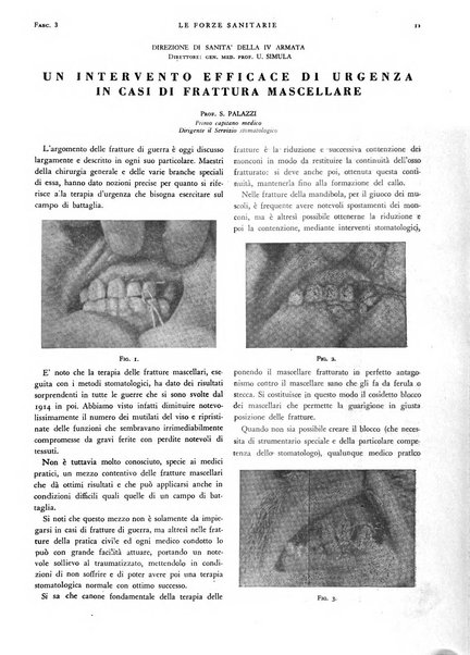 Le forze sanitarie organo ufficiale del Sindacato nazionale fascista dei medici e degli ordini dei medici